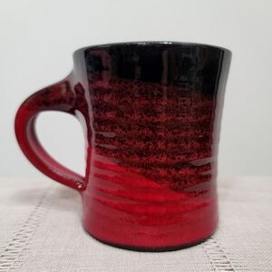 Sommerville Pottery Red Black Mug